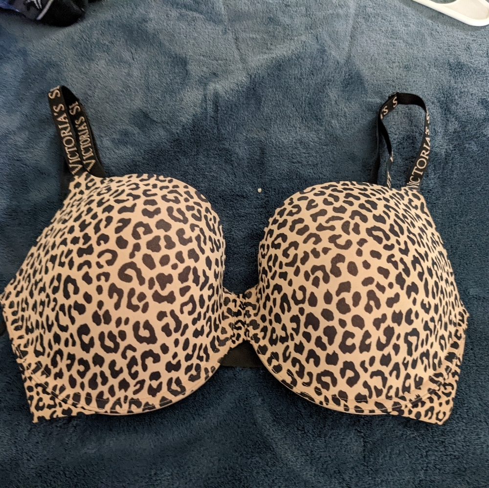 Leopard Print Victoria's Secret Demi Bra